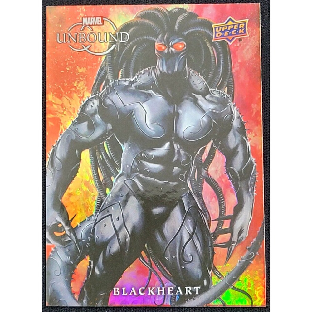 2022 MARVEL UNBOUND BLACKHEART RAINBOW FOIL